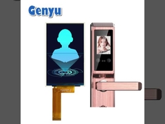 واجهة MIPI 3.97 بوصة TFT شاشة LCD 480x800 24PIN لقفل بصمات الأصابع