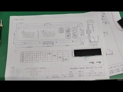 4.5V 9PIN VA شاشة LCD الرسومات البيضاء اللوحة السوداء الشريط الطويل