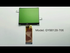 ضوء خلفي أخضر COG شاشة LCD شريحة STN عاكسة + رسومات 24pin FPC