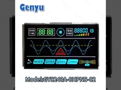 قطاعات اللون الضوء الخلفي الأبيض VA شاشة LCD 40 PIN للأجهزة الطبية