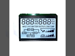5.0 فولت شاشة LCD قطعة TN شاشة LCD أحادية اللون شاشة LCD بيضاء LED الضوء الخلفي لوحة PCB