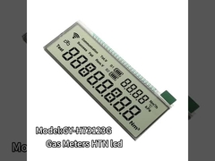 شاشة LCD ذات حجم مخصص عدادات غازات HTN إيجابية عاكسة شاشة LCD 78x30mm