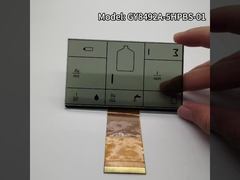 3.0 فولت لوحة LCD مخصصة شاشة حرير سوداء منقسمة TN ناقلة FPC Connect