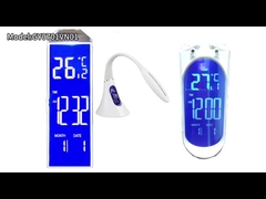 شاشة LCD مخصصة قطعة HTN الزرقاء الزيبرا الضوء الخلفي الأبيض لمصابيح المكتب