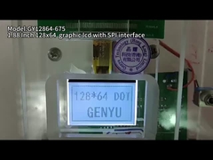 1.88 بوصة 128x64 نقطة مصفوفة LCD عرض الوحدة FSTN بيضاء 14PIN واجهة SPI