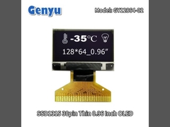 وحدة OLED رقيقة 0.96 بوصة 128x64 دقة SSD1315 30pin FPC لحام