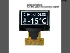 شاشة OLED ضيقة 0.96 بوصة 128x64 SSD1315 20pin Soldering FPC