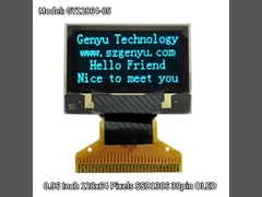 نوع المصفوفة شاشة OLED 0.96 بوصة 128x64 بكسل SSD1306 30pin FPC لحام
