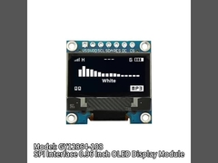 واجهة SPI 0.96 بوصة وحدة عرض OLED 128 * 64 بكسل SSD1306