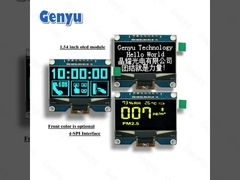 3.3V 1.54 بوصة شاشة OLED 128x64 أبيض أزرق أصفر مع SPD0301 سائق IC
