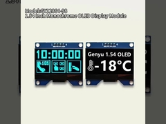 1.54 بوصة وحدات شاشة OLED أحادية اللون 128x64 نقطة CH1116 واجهة IIC