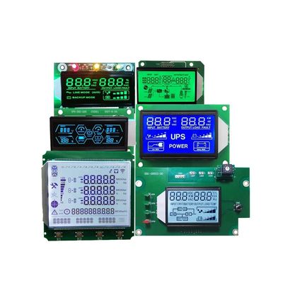 مستقطب LCD عاكس/شبه عاكس/عاكس مخصص أحادي اللون 7 قطاعات LCD وحدة عرض مصفوفة نقطية COB