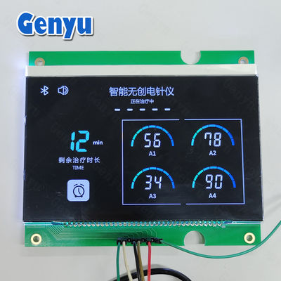 سعر جيد 4.8 فولت VA LCD Module LCM قطاعات لون سوداء لجهاز الوخز بالكهرباء الانترنت