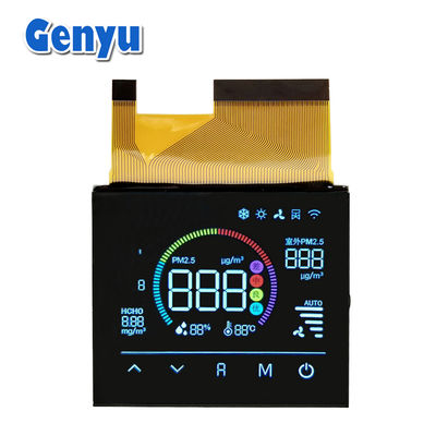 سعر جيد 4.5 فولت VA شاشة LCD ملونة قطعة سوداء لوحة 72PIN FPC Connect لمطهر الهواء الانترنت