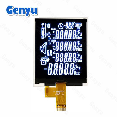 سعر جيد الشاشة السوداء لقطاع COG LCD VA العرض الأحرف البيضاء شاشة LCD 2.4 بوصة لجهاز مقياس المسافة الانترنت