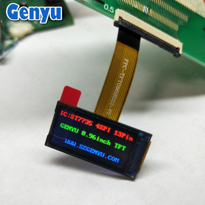 سعر جيد شاشة LCD TFT صغيرة الحجم 0.96 بوصة 80x160 بكسل 14pin ZIF Connect واجهة SPI الانترنت