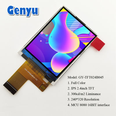 سعر جيد 2.4 بوصة TFT LCD Module 24PIN FPC 240x320 IPS الزاوية الحرة ST7789 16 بت MCU الانترنت