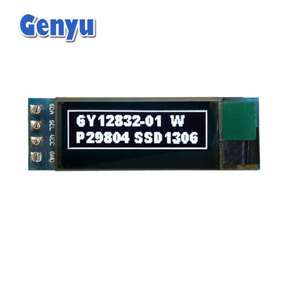سعر جيد لوحة عرض OLED بيضاء 0.91 بوصة 128x32 نقطة SSD1306 واجهة I2C 4PIN الانترنت
