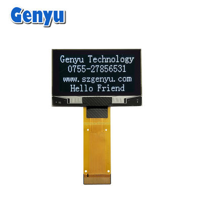 سعر جيد شاشة OLED عالية التباين 1.54 '' اللون الأبيض 128x64 دقة SPD0301 24pin FPC الانترنت
