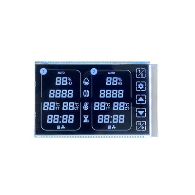 سعر جيد حجم مخصص 3.3 فولت VA لمسة شاشة LCD شريحة الشاشة الأرقام البيضاء 78PIN الانترنت