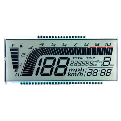 سعر جيد HTN Custom E-bike LCD Display Monochrome 46 Pin Transflective 7 Segment LCD Screen with 6 O'clock Viewing Angle الانترنت