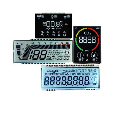 سعر جيد PIN Connector Customized Monochrome Lcd Screen Digital Speedometer Meter Lcd TN HTN FSTN Positive Segment Display الانترنت