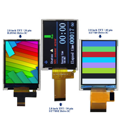 سعر جيد 2.8 Inch TFT IPS LCD Display Device Meter Screen FPC Solder or Connector for FPC Connection الانترنت