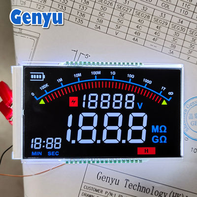 شاشة سوداء لون قطاعات شاشة LCD VA