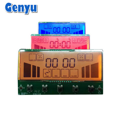 سعر جيد شاشة LCD FSTN قابلة للتخصيص إيجابية منقسمة بثلاثة ألوان ضوء خلفي للتجميد الانترنت