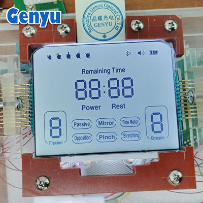 سعر جيد شاشة LCD ذات سبعة أقسام شاشة LCD رقمية شاشة HTN ضوء خلفي أبيض للمنازل الذكية الانترنت