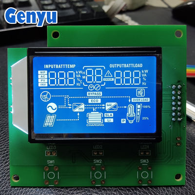 سعر جيد شاشة LCD ذات 7 أقسام HTN بيضاء على رقاقة زرقاء على متن AIP31621 الانترنت