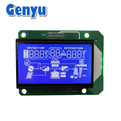 سعر جيد شريحة سلبية HTN شاشة LCD الزرقاء وحدات LCM الضوء الخلفي الأبيض لغير الطاقة الشمسية الانترنت