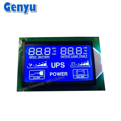 سعر جيد HT1621 7 قطعة شاشة LCD UPS شاشة شاشة LCD HTN ضوء خلفي LED أبيض أزرق الانترنت