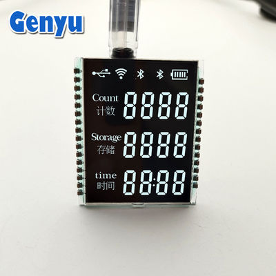 سعر جيد عرض محاذاة عمودية صغيرة الحجم 3 خط 4 أرقام شاشة قطعة سوداء 3.3V 30PIN الانترنت
