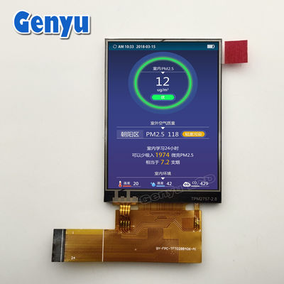 سعر جيد 2.8 بوصة شاشة لمسة TFT شاشة لمسة LCD مقاومة 240x320 3.3V ST7789 SPI الانترنت