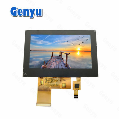سعر جيد 480 * 272 4.3 بوصة شاشة TFT LCD شاشة لمسة سعة CTP 40pin FPC 24-Bit RGB الانترنت