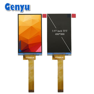 سعر جيد 3.97 بوصة TFT لوحة LCD IPS 480x800 دقة WVGA MIPI 24pin FPC 0.5mm Pitch الانترنت