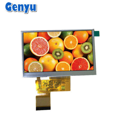 TN 4.3 بوصة لوحات TFT LCD 6 ساعة 480x272 نقطة ST7282 40PIN واجهة RGB