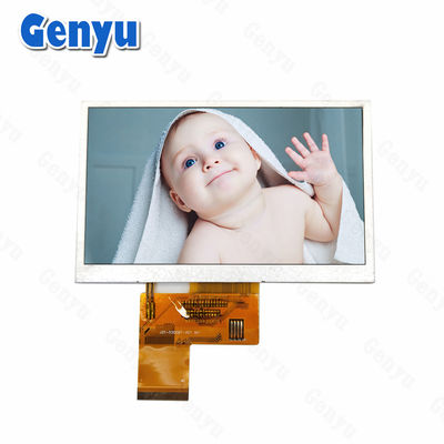 5 بوصة شاشة TFT LCD TN ناقلة 800x480 دقة 40PIN متوازية RGB 24 بت