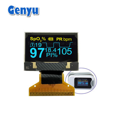128x64 0.96 بوصة شاشة OLED ثنائية الألوان SSD1306 30PIN واجهة متسلسلة