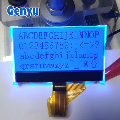 2.7 بوصة 128×64 شاشة LCD الرسومية FSTN COG ضوء خلفي أزرق 3.3V 26PIN FPC