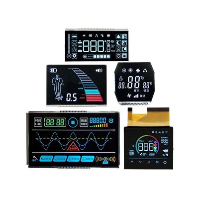 سعر جيد Custom LCD Display Module 8 Digit 7 Segment Display with Black Background LCD Size TN VA Black Monochrome LCD Screen الانترنت