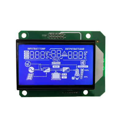 سعر جيد Control/Drive IC comptaible VA HTN Blue Green Backlight COB Segment LCD Module for Customized UPS Inverter Display Panel الانترنت